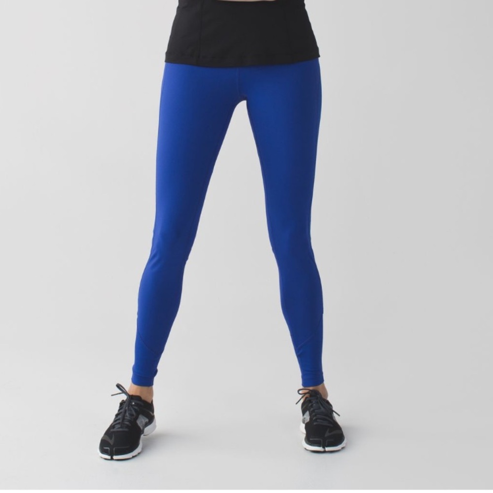 Lululemon Drop it Like It’s Hot Tight Sapphire Blue Women’s Size 4 Leggings